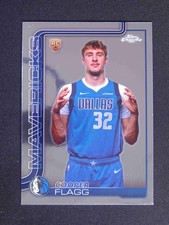 2025-26 Topps Chrome Cooper Flagg #251 Mavericks RC Rookie Variation SP