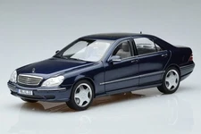 183817 Mercedes S55 AMG W220 Blue Norev 1/18