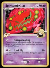2009 Platinum - Supreme Victors Spiritomb C lp Basic/Uncommon #84