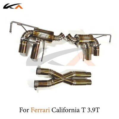 KA Catback Exhaust For Ferrari California T 3.9T Titanium Alloy Rear Section