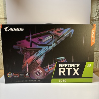 GIGABYTE AORUS GeForce RTX 3080 MASTER 10GB GDDR6X Graphics Card Rev 3.0