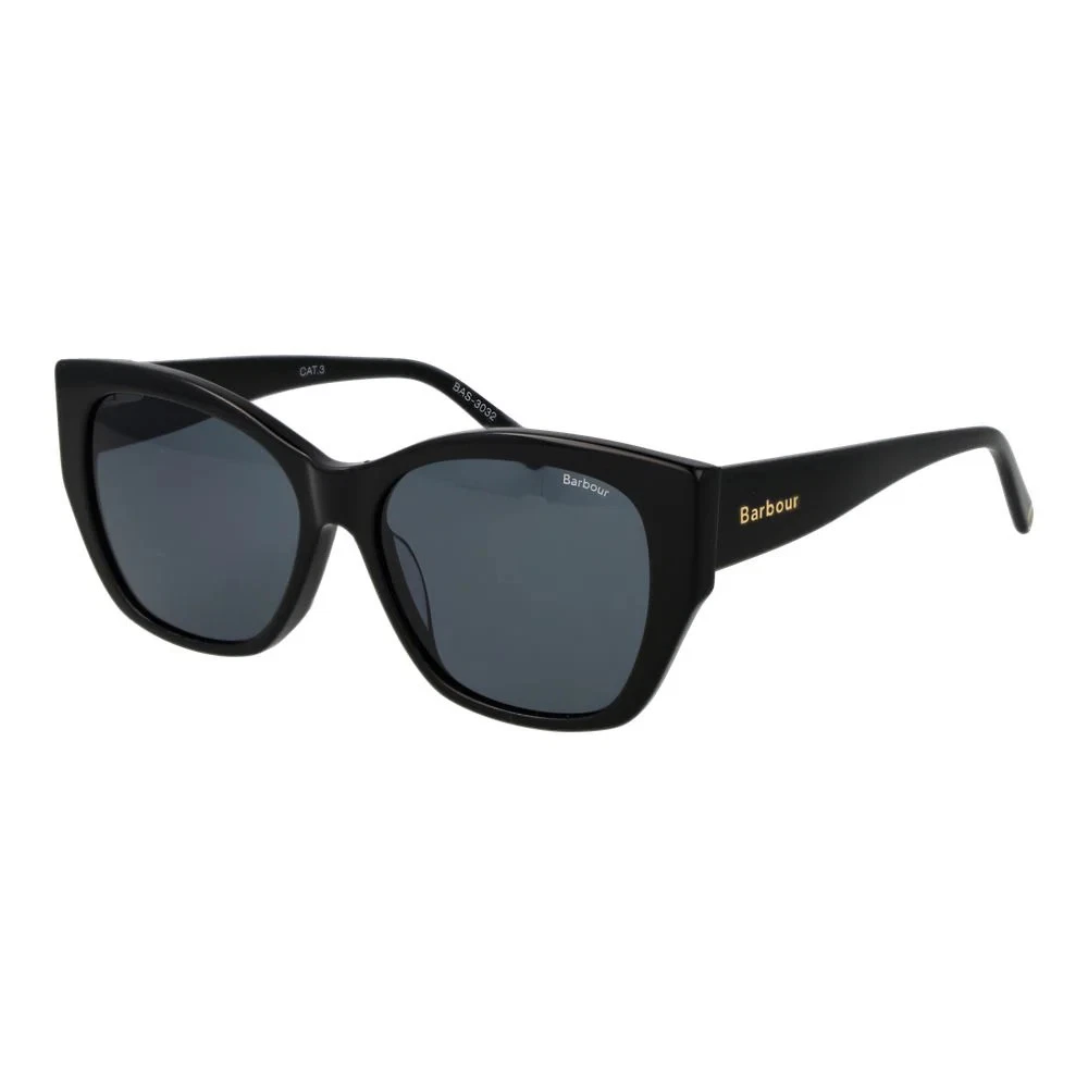 Barbour BAS-3046 C.127 Sunglasses Womens OS Black Tartan Plaid  Rectangular Barbour Sunglasses & Sunglasses Accessories for Women for  main image 2