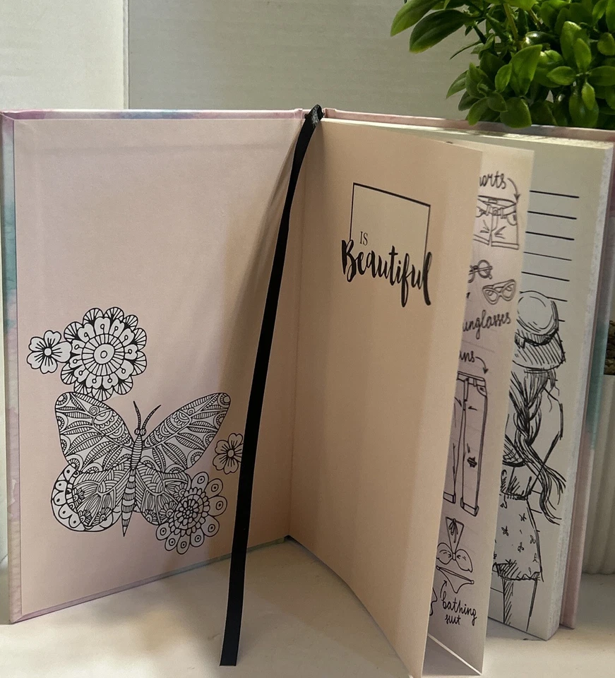 BEAUTIFUL"NEW YORK FASHION IS MY PASSION" COLORING STRESS FREE JOURNAL(B-W) - Image 3 of 4