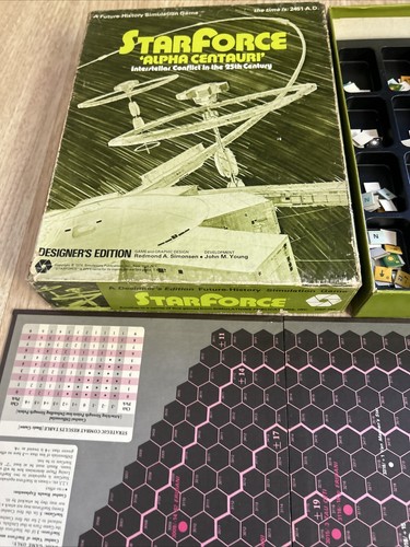 Awesome Vintage 1974 StarForce Alpha Centauri (Designer's Edition) Boardgame - Picture 8 of 12