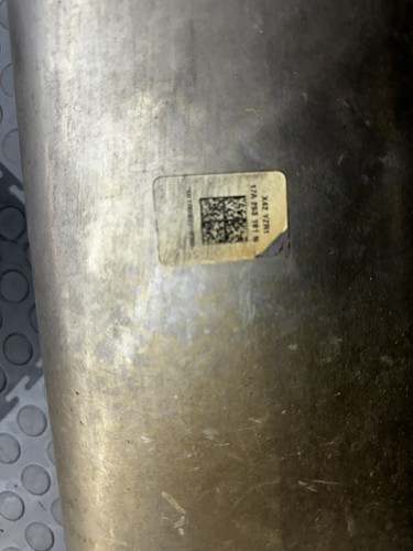 2019-2022 VOLKSWAGEN JETTA 1.4L EXHAUST CENTER MUFFLER RESONATOR PIPE OEM. - Picture 6 of 6