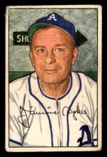 1952 Bowman Baseball #98 Jimmy Dykes PR *h5
