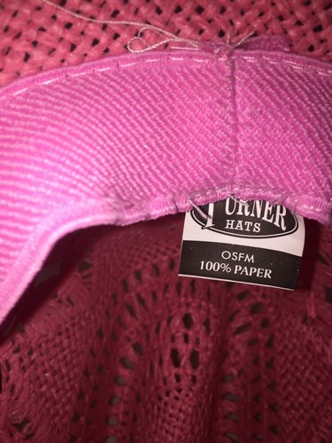 Turner Hüte rosa Westernhut mit Perlen Hutband - Bild 8 von 8