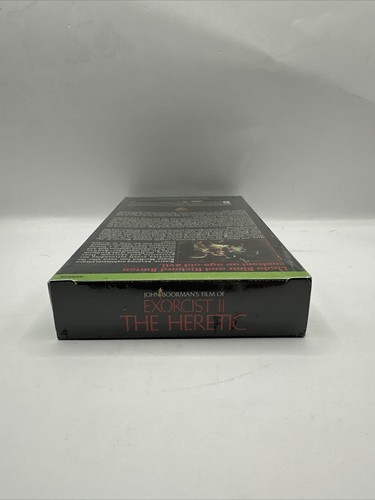 The Exorcist II 2 Heretic VHS HORROR NEW SEALED WARNER 1988 FIRST RUN Watermarks - Bild 5 von 8