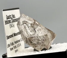 8.36 g Mini Skeletal Herkimer Diamond Gem, Smoky Phantoms, Sharp Terminations