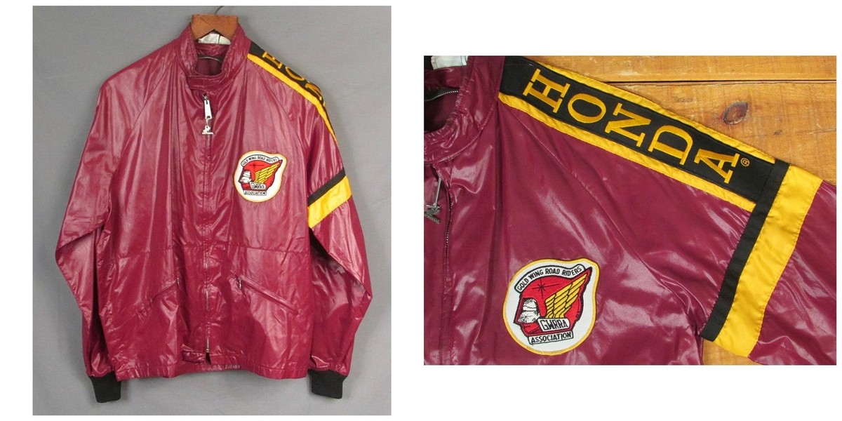 Vintage 1970s Honda Gold Wing Road Riders Jacket Motorcycle GWRRA