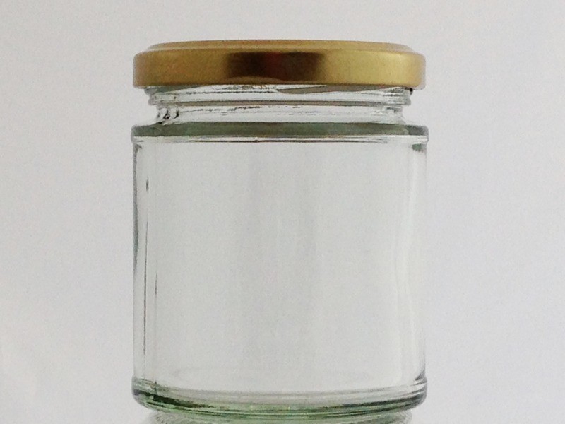 Round Jars Glass Jam Marmalade Honey Pickling Chutney 7oz 190ml with Lids
