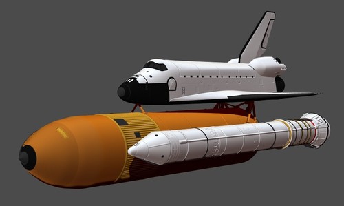 Space Shuttle FILE STL for all 3D printer on platform and take-off phase lamp - 第 4/12 張圖片
