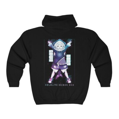 Gawr Gura/Hololive EN Design Zip Up Hoodie