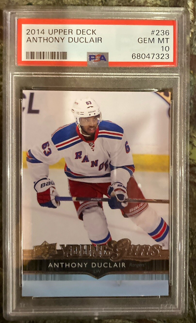 2014 Upper Deck Young Guns #236 Anthony Duclair PSA 10 Rookie Card Rangers