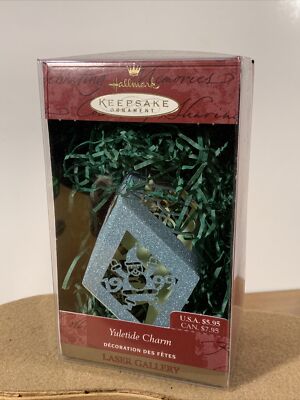 NEW IN BOX!! HALLMARK KEEPSAKE ORNAMENT yuletide charm