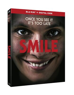 Smile Blu Ray Movie Frightening Horror Film Featuring Sosie Bacon