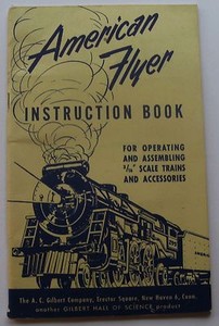 booklet for american flyer instruction book 1952 a c gilbert co ebay american flyer instruction book 1952