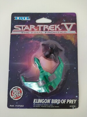 Star Trek V: The Final Frontier Klingon Bird of Prey ERTL Die-Cast #1374