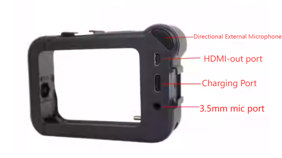 GoPro - ＧＯＰＲＯ　Ｍｅｄｉａ　Ｍｏｄ　ＡＪＦＭＤ−００１ GoPro Media Mod for HERO8 Black AJFMD-001 B&H Photo Video