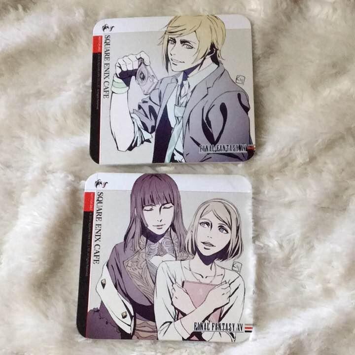 Final Fantasy 15 Square Enix Cafe Collaboration Coaster Complete 6