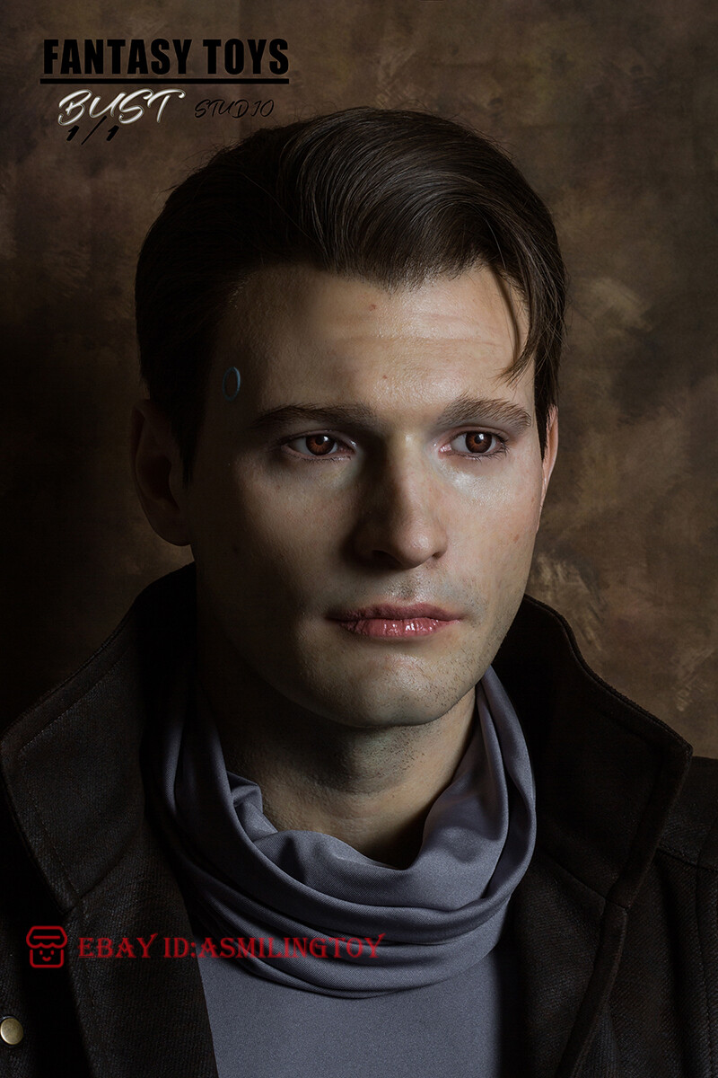 FantasyToys Detroit: Become Human Connor 1:1 Bust Statue Model In