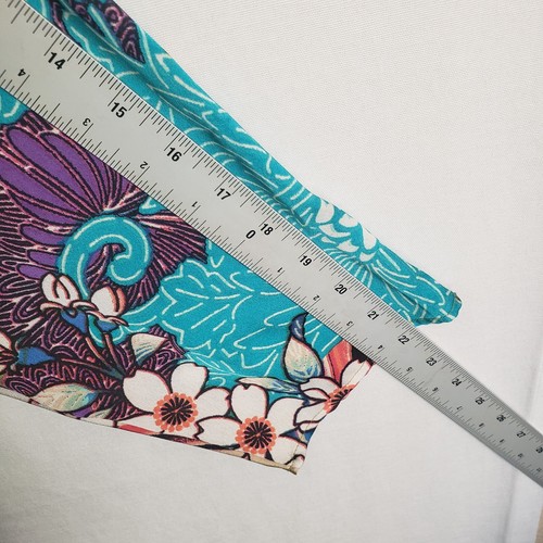 Natori Top Womens 3X Multicolor Art to Wear Artsy Asian Boho Shawl Collar - Picture 11 of 13