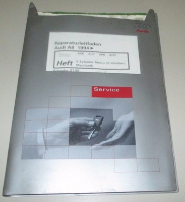 Werkstatthandbuch Audi A8 Typ D2 6 Zylinder Motor 30V Mechanik ACK ALG APR AQD!
