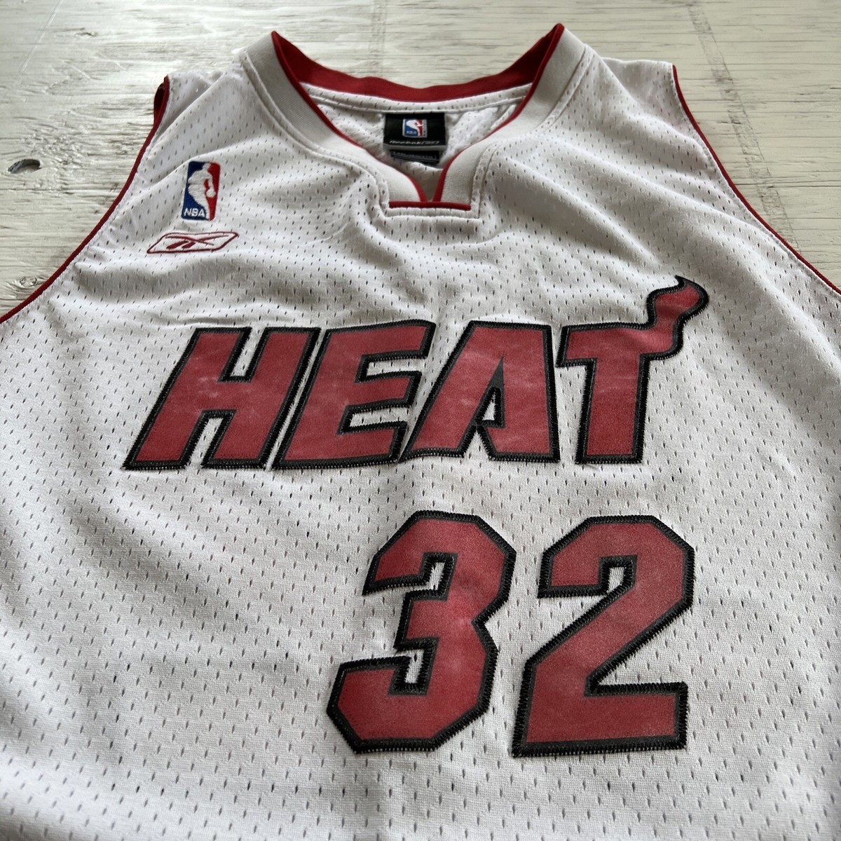 2004 Reebok Miami Heat Shaq Shaquille O'Neal NBA Jersey #32