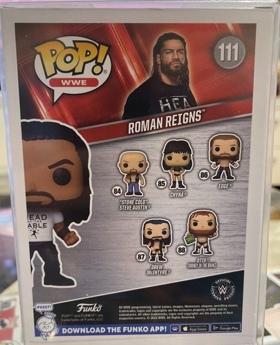 Funko Pop Roman Reigns #111 (Cabeza de la Mesa) WWE Lucha Libre Protector - Imagen 3 de 6