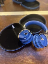 Cowin E7 MR Wireless Ear-Cup (Over the Ear) - Blue/Silver