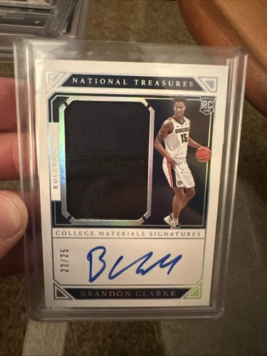 BRANDON CLARKE 2019-20 NATIONAL TREASURES RPA ROOKIE PATCH RC AUTO /25