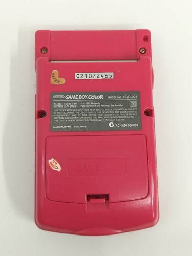M Nintendo Gameboy Color console Select Color Japan GBC Blue / Red / Yellow - Afbeelding 6 van 134