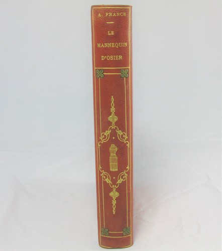 FINE BINDING Le Mannequin D'Osier ANATOLE FRANCE in French FLAMMARION