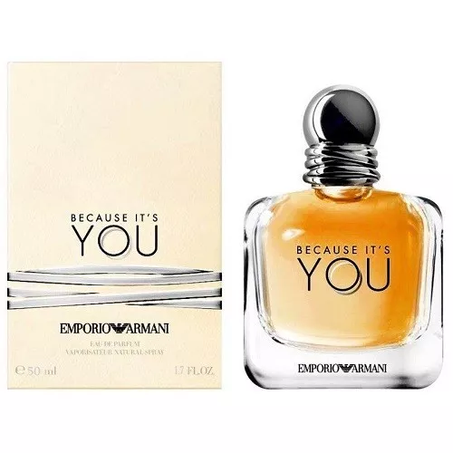 EMPORIO ARMANI BECAUSE IT S YOU 50ML EAU DE PARFUM SPRAY BRAND NEW