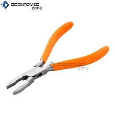 Body Piercing Ring Closing Pliers Orange Grip Beading Tools - Nose, Ear JW-4023