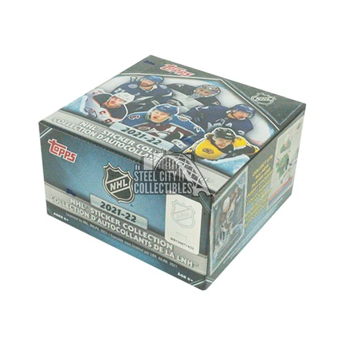 2021-22 Topps NHL Sticker Collection Hockey Box