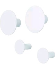 Image of Blomus Ponto Wall Hooks Set of 4 Polystone 65799 Lily White