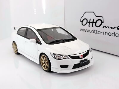 OTTO 1:18 Mugen Honda Civic Type R(FD2) 2007 Champion White