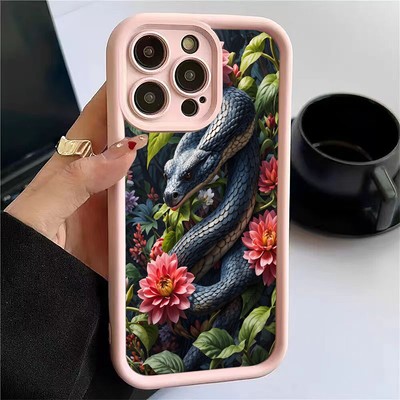 Snake Year 2025 Case For iPhone Samsung Xiaomi Huawei Hot ShockProof Phone Cover