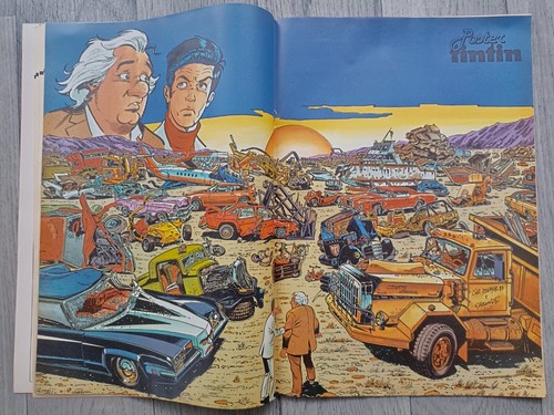 JOURNAL DE TINTIN 388/1983/LES CASSEURS + POSTER/DENAYER/CUBITUS/ARIA/AMUNDSEN - Imagen 3 de 4