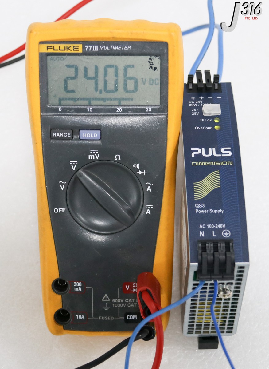33858 PULS POWER SUPPLY, 24-28VDC, 3-5A, ASML 4022.476.01441 QS3