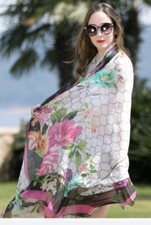 Luxurious Extra Large 100 Silk Scarf-98in x43in