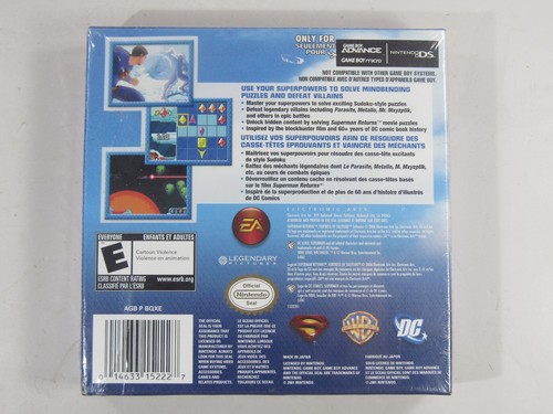 Superman Returns: Fortress of Solitude (Nintendo Game Boy Advance) Brand New - Picture 9 of 9