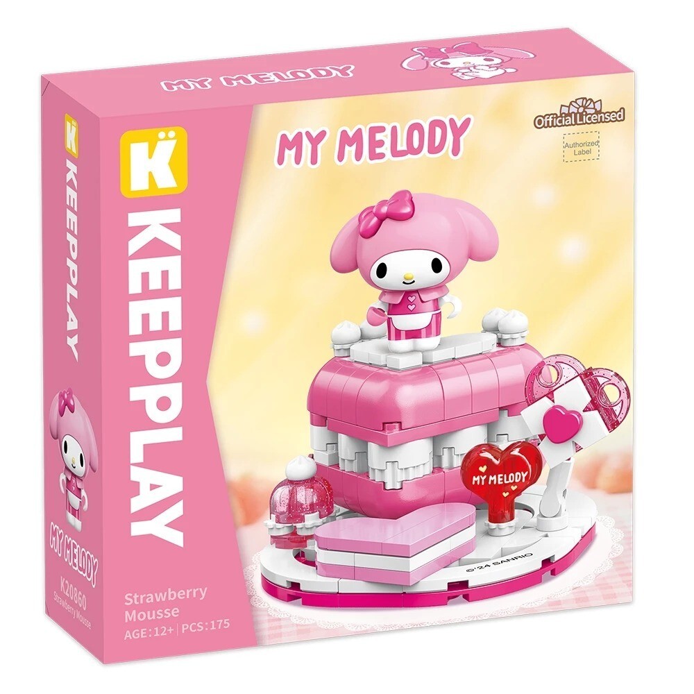 QMAN KEEPPLEY BLOCKS K20860 SANRIO MY MELODY STRAWBERRY MOUSSE | eBay