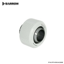 8 Pcs Barrow 10/13 10mm/13mm 3/8" ID 1/2" OD Soft Tubing Fitting TFHRKN38B White