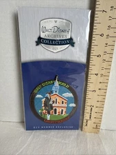 Liberty Square Embroidered Patch D23 Exclusive Walt Disney World Archive