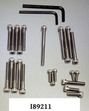 Motorschraubensatz V2A edelstahl unit single 500 ccm BSA B50 allen screw set