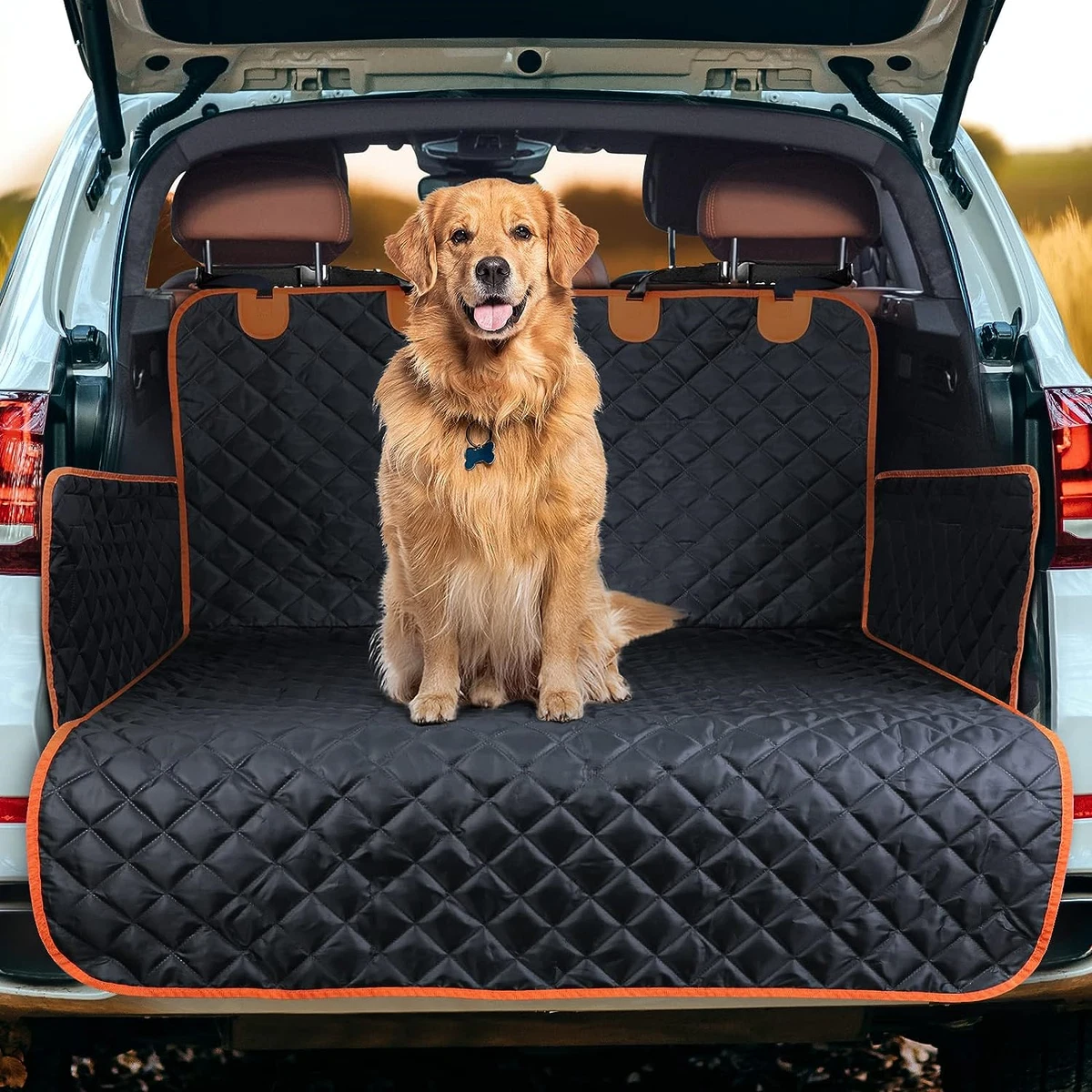 JOEJOY Boot Liner For Dogs - Dog Car Seat Cover Non-Slip | Car Boot  Protector