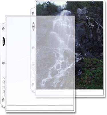 BCW 20 Pro 8X10 Photo Page | Acid Free | Top Loading 1-Pocket Sleeves | Fits Sta