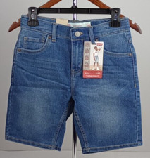 Levi's Youth Size 14 Reg Blue Denim Slim Short NWT